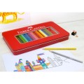 Kredki Faber-Castell Zamek 48 szt. i akcesoria w metalowej kasetce - prezentacja.jpg