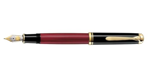 Pióro wieczne Pelikan Souveran M800 czerwone.jpg