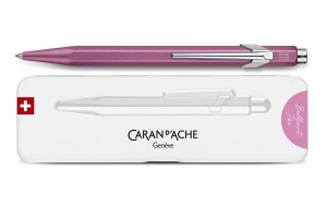 Długopis Caran d'Ache 849 COLORMAT-X różowy z etui