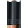 Kredki Faber-Castell Black Edition 12 szt. w odcieniach skóry - kolory.jpg