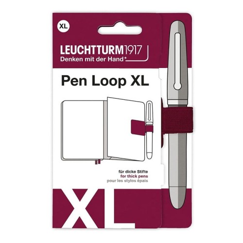 Pen loop XL Leuchtturm1917 Port Red bordowy.jpg