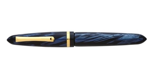 Pióro wieczne Montegrappa Venetia Celluloid Dark Blue GT.jpg