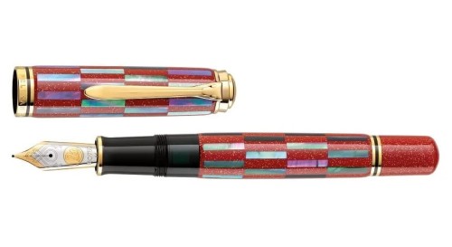Pióro wieczne Pelikan M1000 Raden Red Infinity 2023.jpg