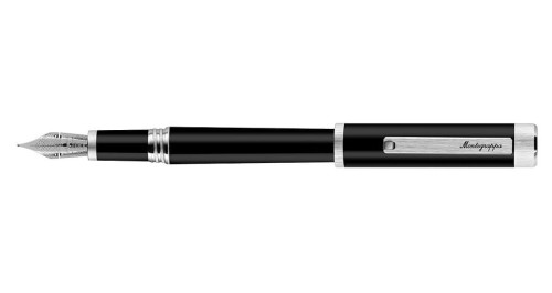 Pióro wieczne Montegrappa Zero Palladium Flex 14k złota stalówka.jpg