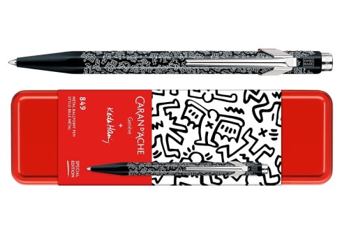 Długopis Caran d'Ache 849 x Keith Haring czarny z etui edycja specjalna.jpg