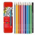 Kredki Caran d'Ache  Keith Haring edycja limitowana - kolory.jpg