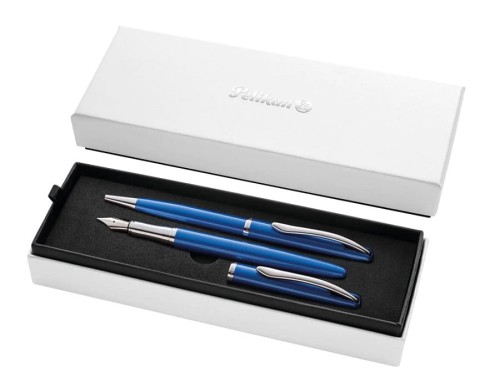 Zestaw pióro wieczne i długopis Pelikan Jazz Noble Elegance Saphire.jpg