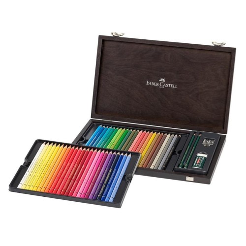 Kredki Faber-Castell Polychromos 48 szt. - drewniana kaseta.jpg