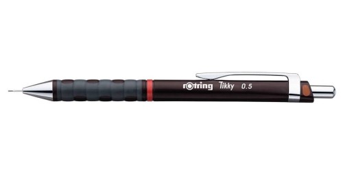 Ołówek automatyczny Rotring Tikky CC 0,5 mm bordowy.jpg