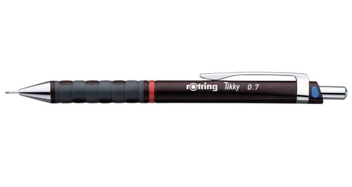 Ołówek automatyczny Rotring Tikky CC 0,7 mm bordowy.jpg