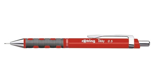 Ołówek automatyczny Rotring Tikky 0,5 mm czerwony.jpg