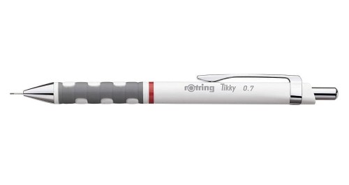 Ołówek automatyczny Rotring Tikky 0,7 mm biały.jpg