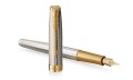 Pióro wieczne Parker Sonnet Deluxe Silver Mistral GT skuwka.jpg