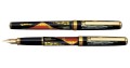 Pióro wieczne Platinum Vicoh Kanzawa Gold Leaf Red Mt. Fuji stalówka.jpg