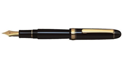 Pióro wieczne Platinum Century #3776 Black in black.jpg